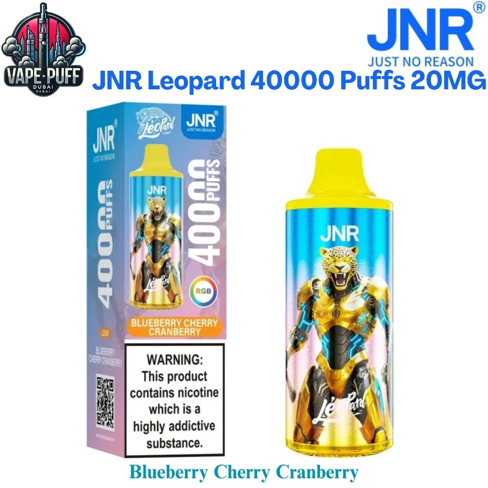 JNR Leopard 40000 Puffs 20MG Blueberry Cherry Cranberry Disposable Vape in Dubai UAE JNR Leopard 40000 Puffs 20MG Blueberry Cherry Cranberry Disposable Vape in Dubai UAE