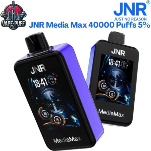 JNR Media Max 40000 Puffs 50MG All Flavors Disposable Vape in Dubai UAE