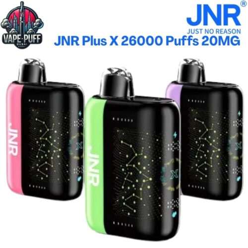 JNR Plus X 26000 Puffs 20MG All Flavors Disposable Vape in Dubai UAE
