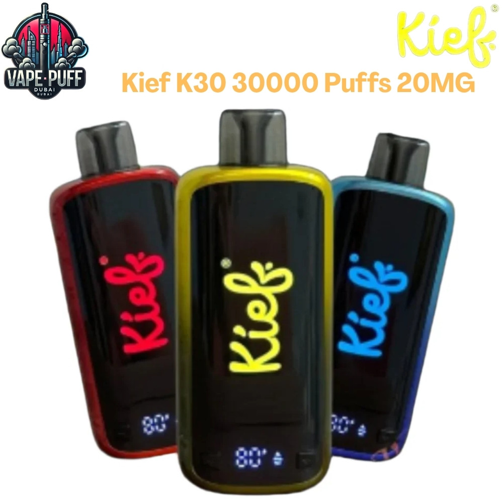 Kief K30 30000 Puffs 20MG All Flavors Disposable Vape in Dubai UAE