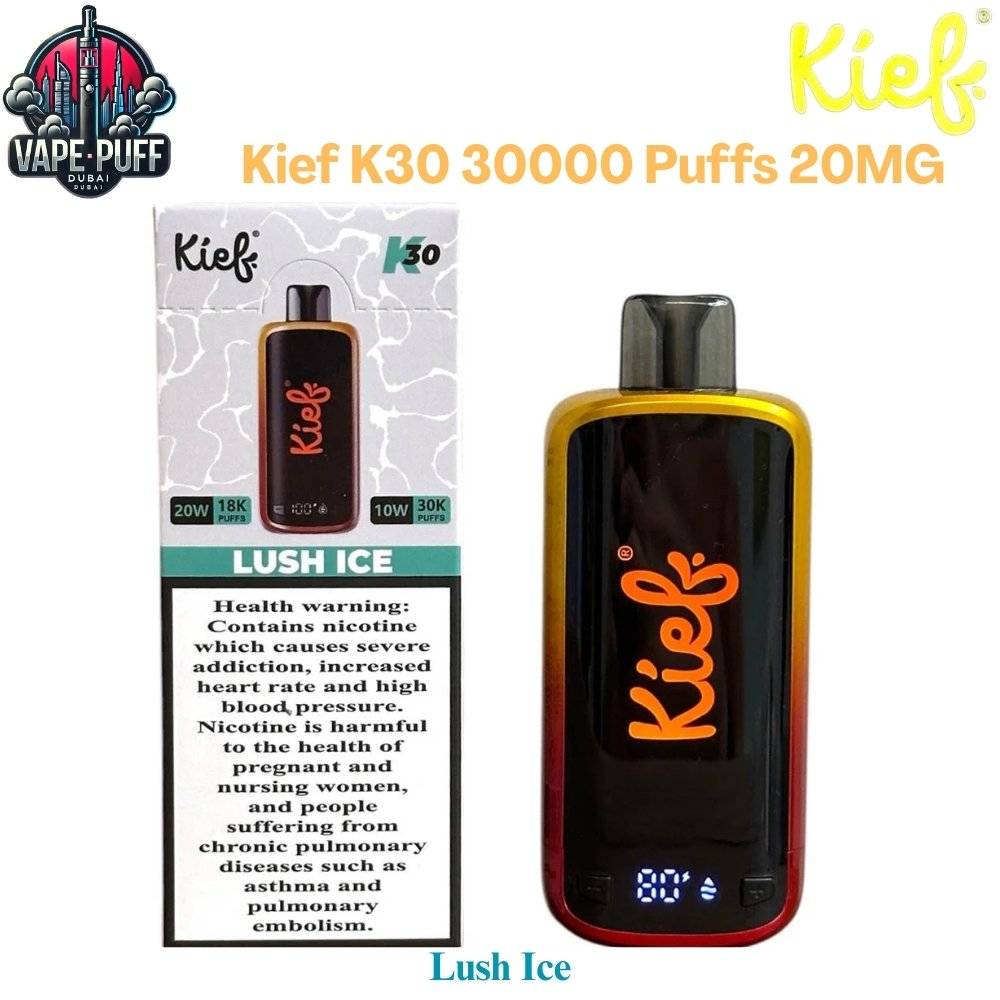 Kief K30 30000 Puffs 20MG Lush Ice Disposable Vape in Dubai UAE