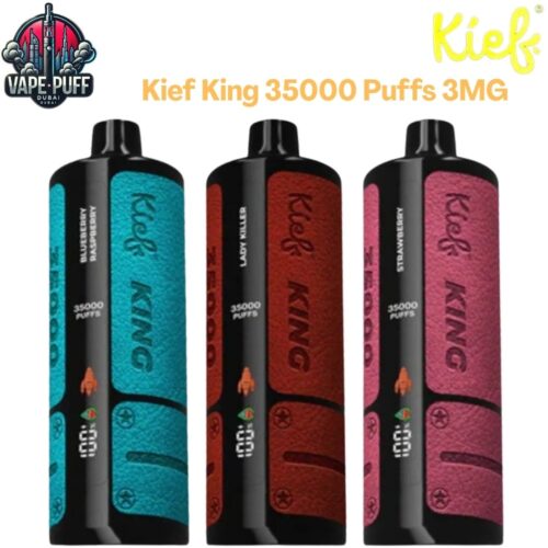 Kief King 35000 Puffs 3MG All Flavors Disposable Vape in Dubai UAE