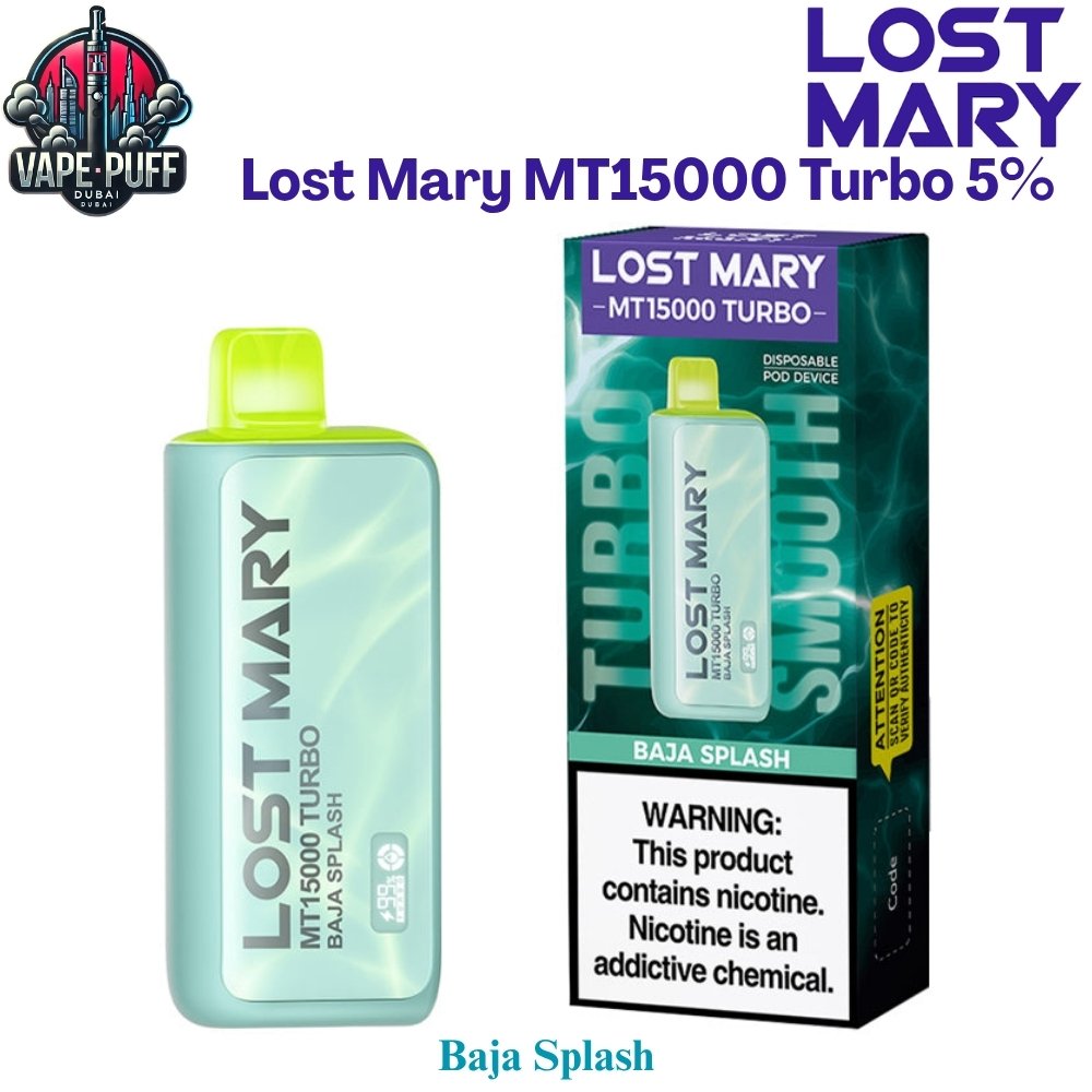 Lost Mary MT15000 Turbo 50MG Baja Splash Disposable Vape in Dubai UAE