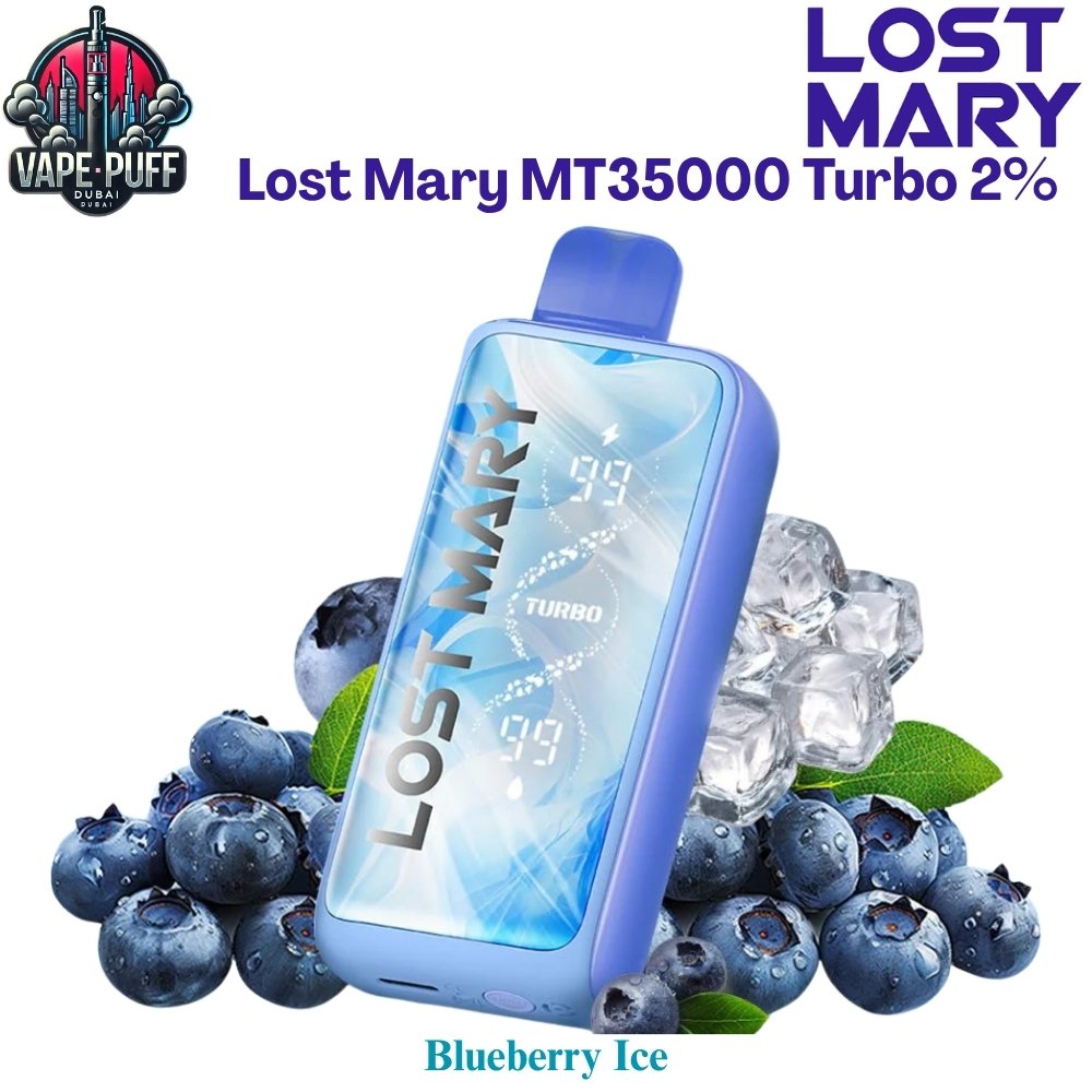 Lost Mary MT35000 Turbo 20MG Blueberry Ice Disposable Vape in Dubai UAE