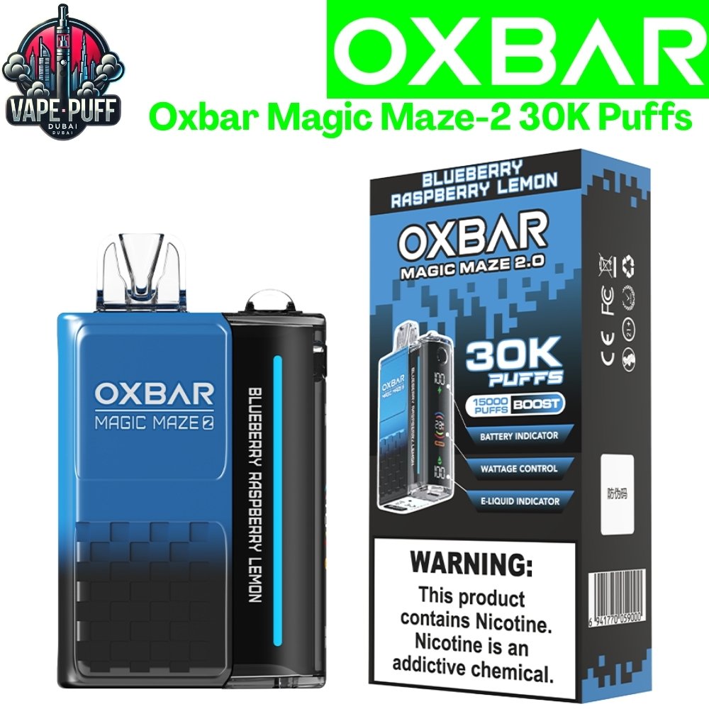 Oxbar Magic Maze-2 30000 Puffs 50MG All Flavors Disposable Vape in Dubai UAE