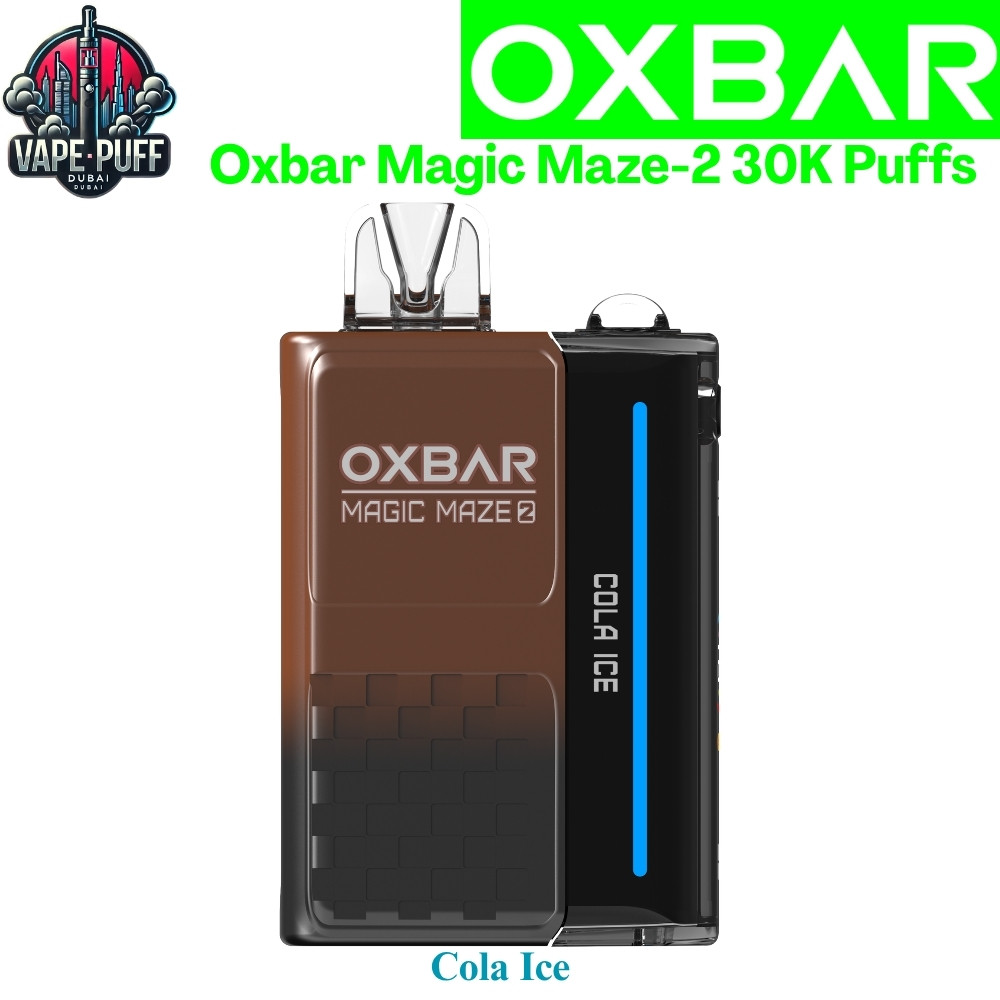 Oxbar Magic Maze-2 30000 Puffs 50MG Cola Ice Disposable Vape in Dubai UAE