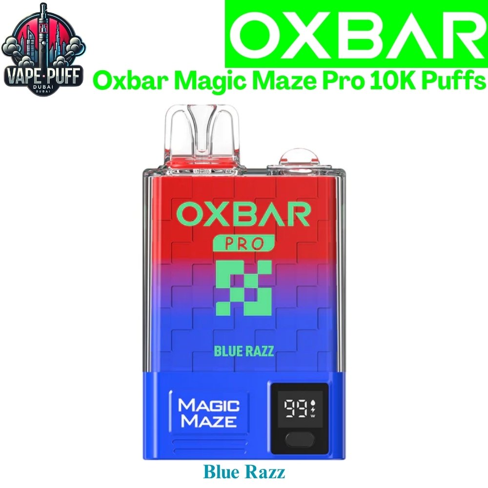 Oxbar Magic Maze Pro 10000 Puffs 50MG Blue Razz Disposable Vape in Dubai UAE