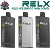 RELX ACE 20000 Puffs 50MG All Flavors Disposable Vape in Dubai UAE RELX ACE 20000 Puffs 50MG All Flavors Disposable Vape in Dubai UAE