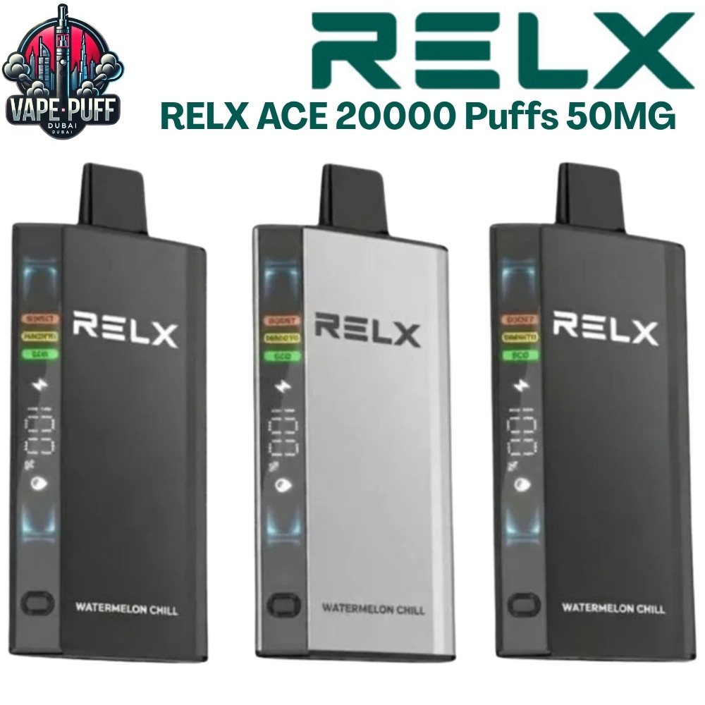 RELX ACE 20000 Puffs 50MG All Flavors Disposable Vape in Dubai UAE RELX ACE 20000 Puffs 50MG All Flavors Disposable Vape in Dubai UAE