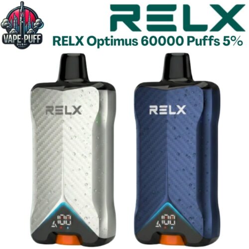 RELX Optimus 60000 Puffs 50MG All Flavors Disposable Vape in Dubai UAE
