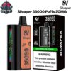 Silvaper 35000 Puffs 20MG All Flavors Disposable Vape in Dubai UAE