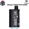 Silvaper 35000 Puffs 20MG Blueberry Bomb Disposable Vape in Dubai UAE