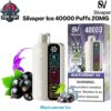 Silvaper Ice 40000 Puffs 20MG Blackcurrant Ice Disposable Vape in Dubai UAE Silvaper Ice 40000 Puffs 20MG Blackcurrant Ice Disposable Vape in Dubai UAE