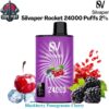Silvaper Rocket 24000 Puffs 20MG Blackberry Pomegranate Cherry Disposable Vape in Dubai UAE Silvaper Rocket 24000 Puffs 20MG Blackberry Pomegranate Cherry Disposable Vape in Dubai UAE