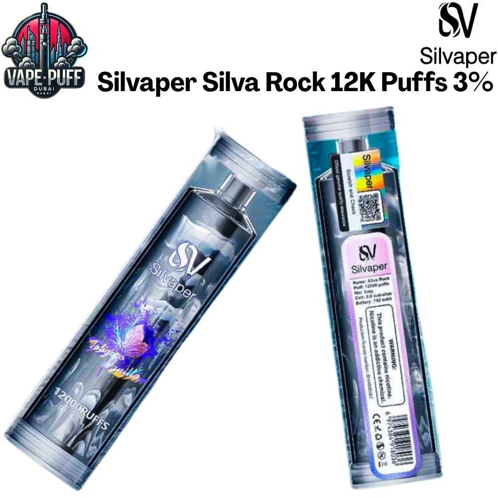 Silvaper Silva Rock 12000 Puffs 30MG All Flavors Disposable Vape in Dubai UAE