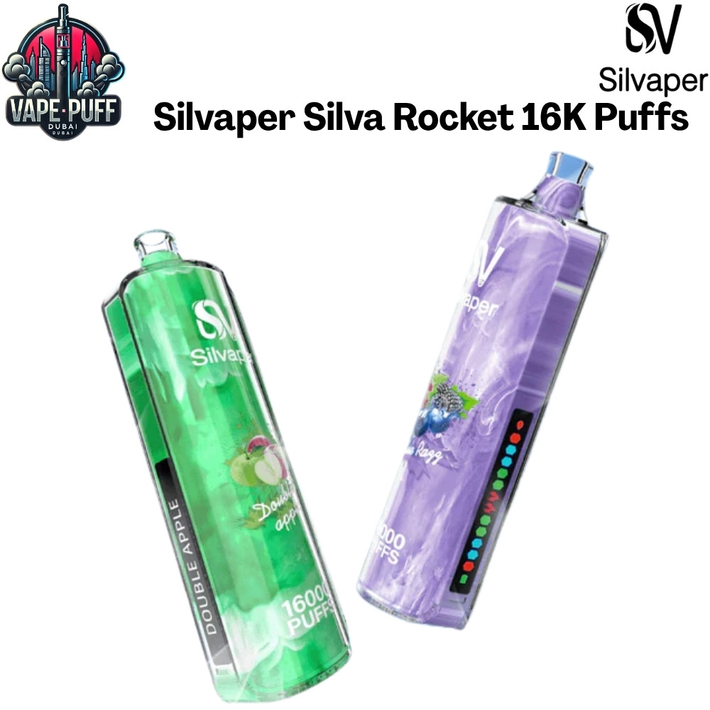 Silvaper Silva Rocket 16000 Puffs 3MG All Flavors Disposable Vape in Dubai UAE Silvaper Silva Rocket 16000 Puffs 3MG All Flavors Disposable Vape in Dubai UAE