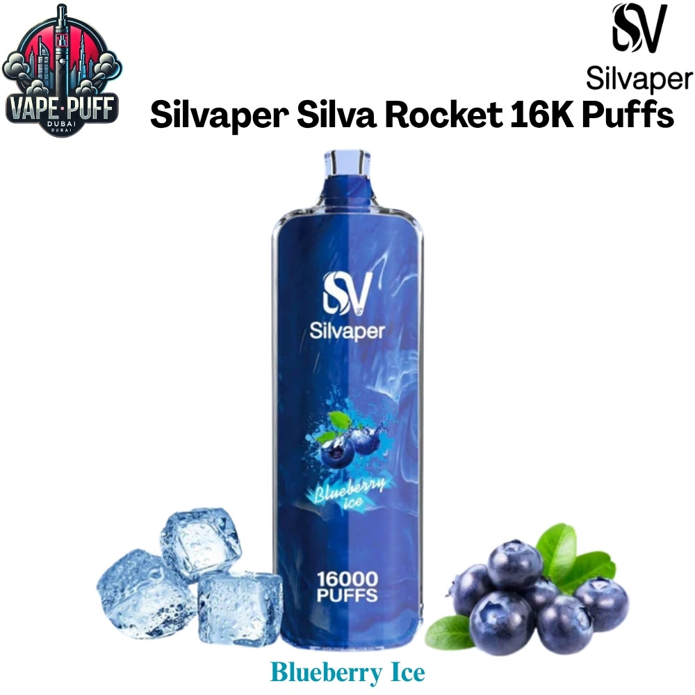 Silvaper Silva Rocket 16000 Puffs 3MG Blueberry Ice Disposable Vape in Dubai UAE Silvaper Silva Rocket 16000 Puffs 3MG Blueberry Ice Disposable Vape in Dubai UAE