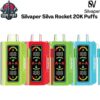 Silvaper Silva Rocket 20000 Puffs 20MG All Flavors Disposable Vape in Dubai UAE