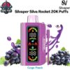 Silvaper Silva Rocket 20000 Puffs 20MG Grape Punch Disposable Vape in Dubai UAE