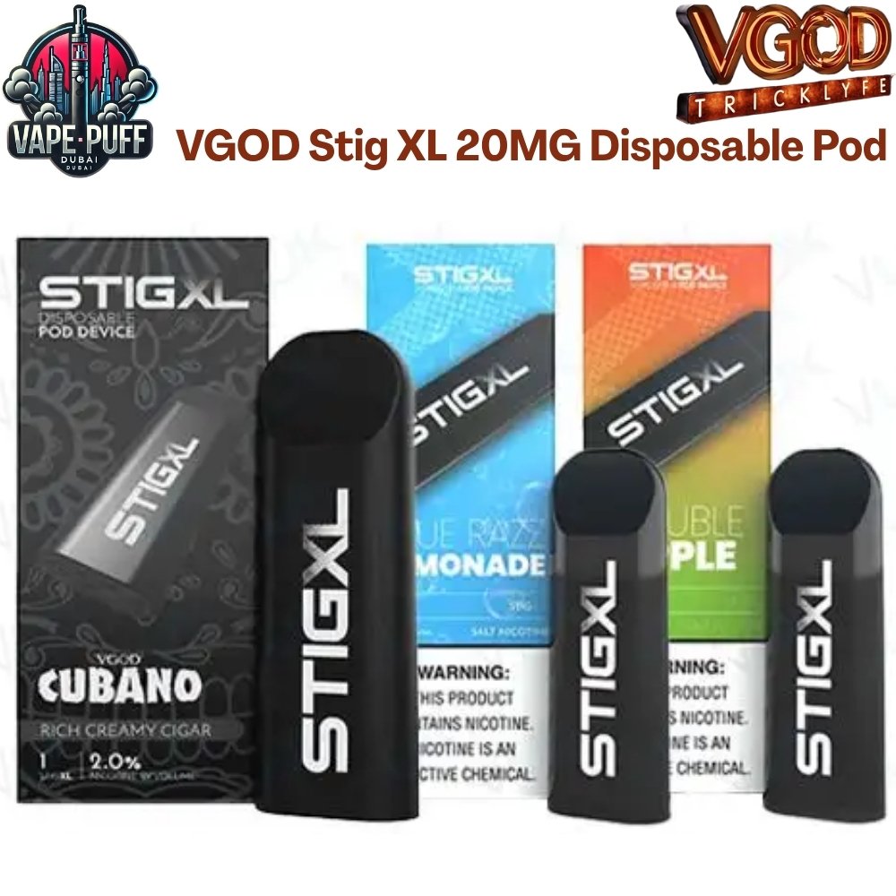 VGOD Stig XL 20MG Disposable Pod All Flavors Disposable Vape in Dubai UAE