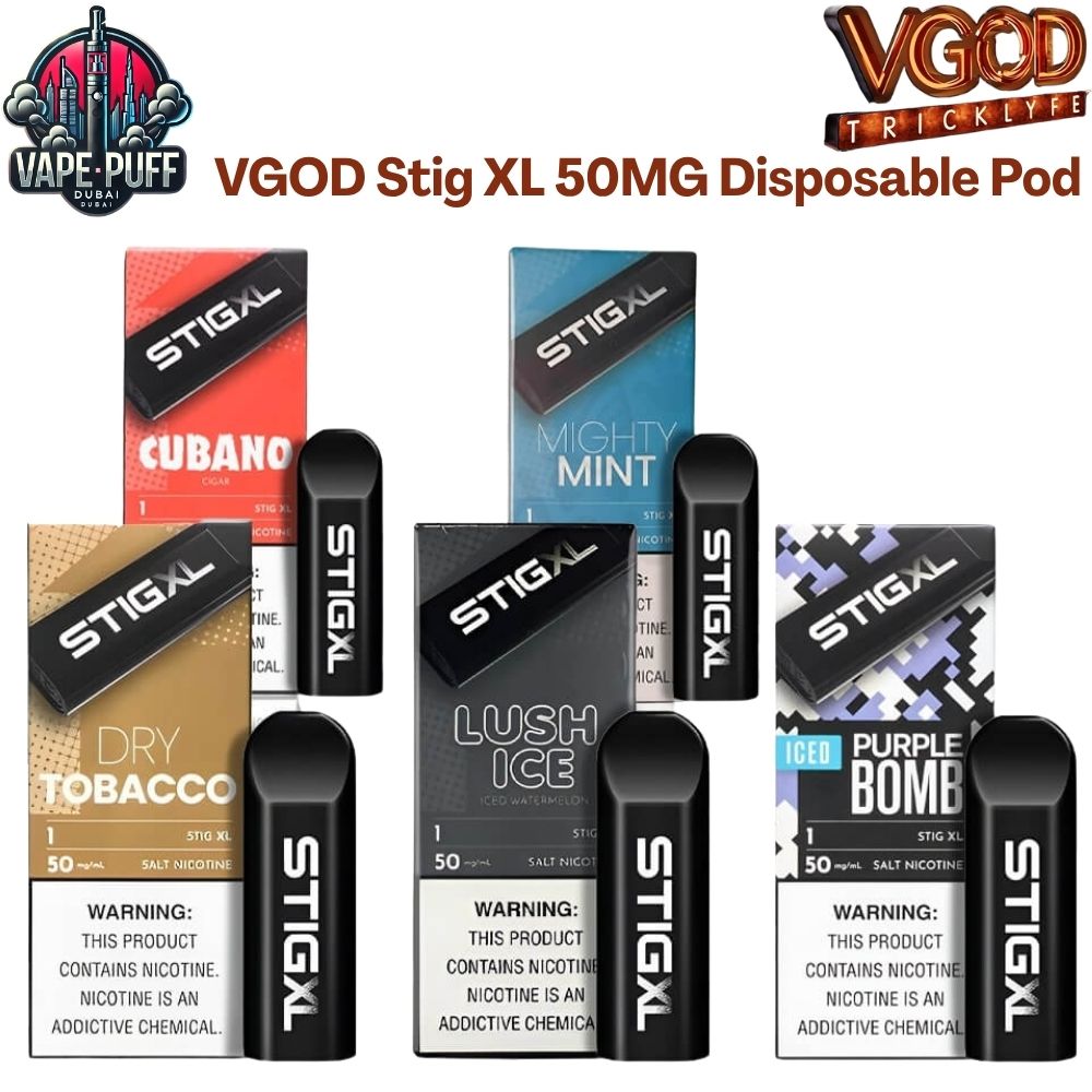 VGOD Stig XL 50MG Disposable Pod All Flavors Disposable Vape in Dubai UAE