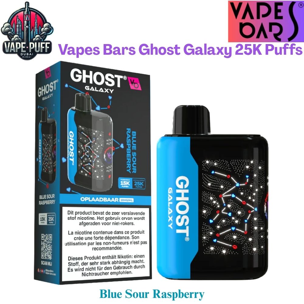 Vapes Bars Ghost Galaxy 25000 Puffs 20MG Blue Sour Raspberry Disposable Vape in Dubai UAE Vapes Bars Ghost Galaxy 25000 Puffs 20MG Blue Sour Raspberry Disposable Vape in Dubai UAE