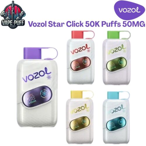 Vozol Star Click 50000 Puffs 50MG All Flavors Disposable Vape in Dubai UAE