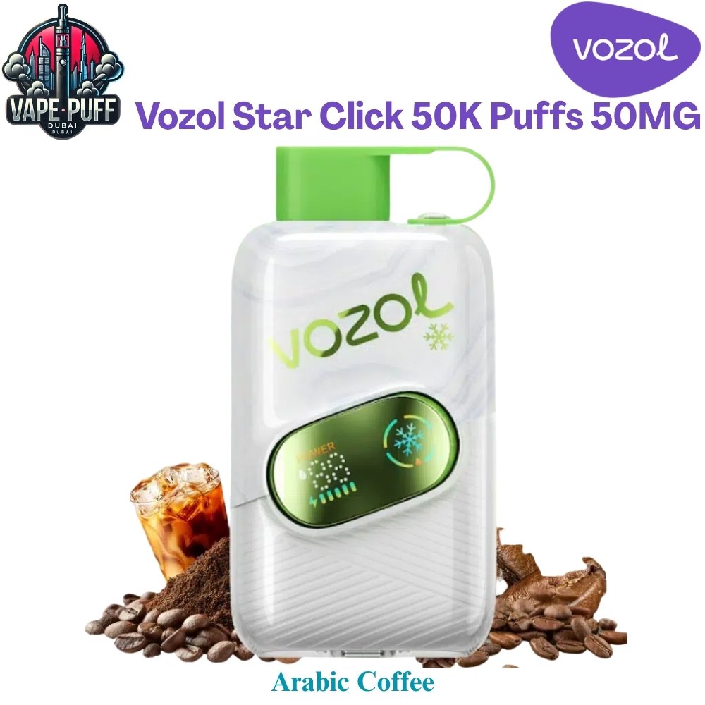 Vozol Star Click 50000 Puffs 50MG Arabic Coffee Disposable Vape in Dubai UAE Vozol Star Click 50000 Puffs 50MG Arabic Coffee Disposable Vape in Dubai UAE