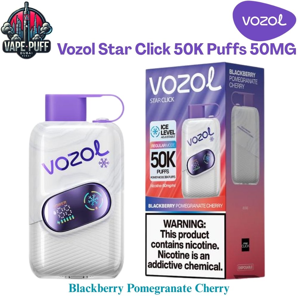 Vozol Star Click 50000 Puffs 50MG Blackberry Pomegranate Cherry Disposable Vape in Dubai UAE Vozol Star Click 50000 Puffs 50MG Blackberry Pomegranate Cherry Disposable Vape in Dubai UAE