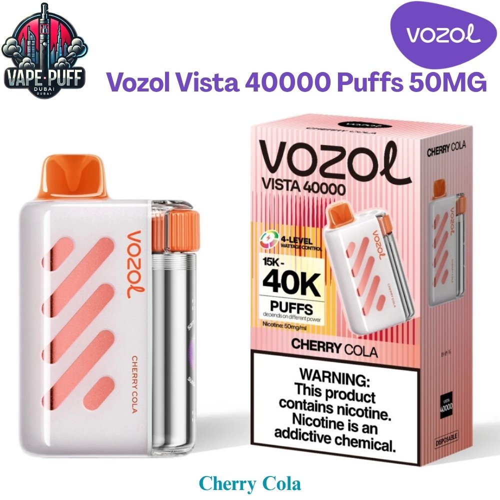 Vozol Vista 40000 Puffs 50MG Cherry Cola Disposable Vape in Dubai UAE
