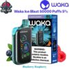 Waka Ice Blast 50000 Puffs 50MG Blueberry Raspberry Disposable Vape in Dubai UAE