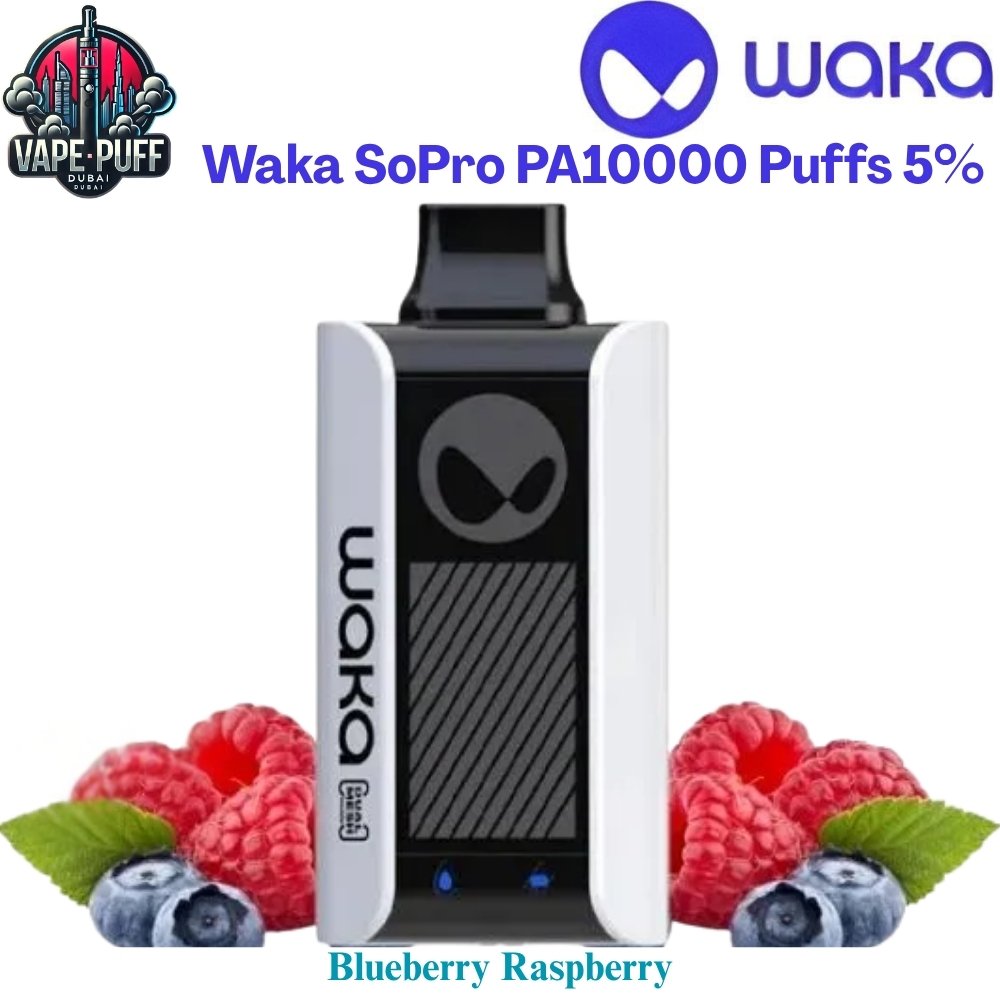 Waka SoPro PA10000 Puffs 50MG Blueberry Raspberry Disposable Vape in Dubai UAE Waka SoPro PA10000 Puffs 50MG Blueberry Raspberry Disposable Vape in Dubai UAE